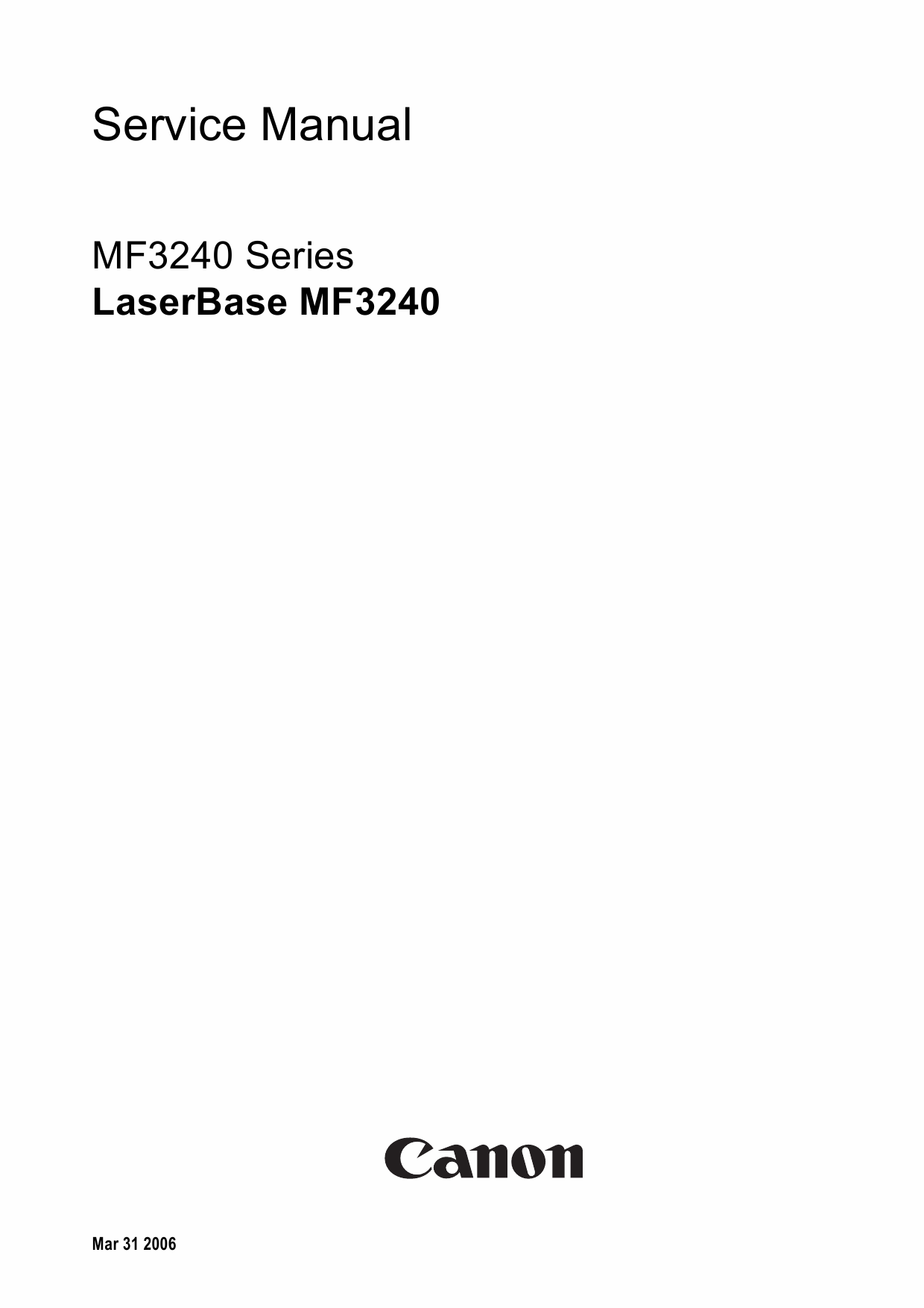 Canon imageCLASS MF-3240 Service Manual-1